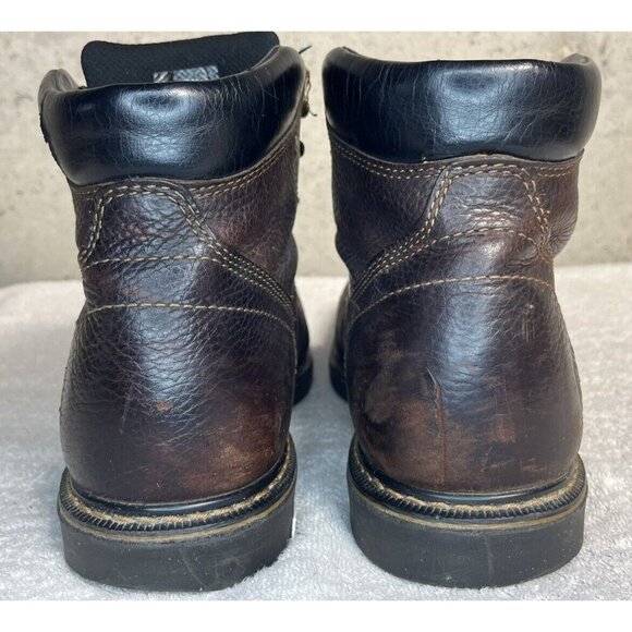RED WING Irish Setter Work Boots Sz 12 E2 Farmington Brown Leather 83603 Lace Up - Picture 10 of 10